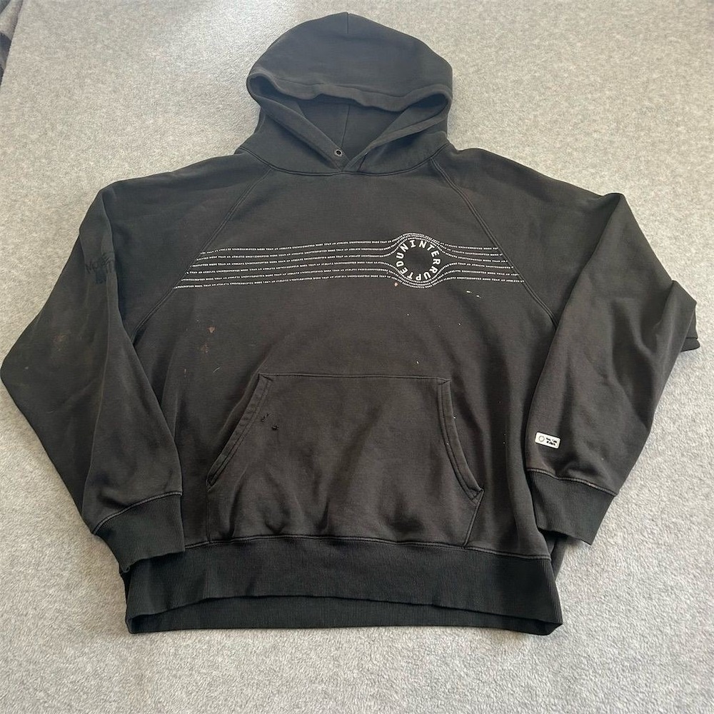 LeBron James Hoodie XXL Black More Than An Athlete Distressed Stains
